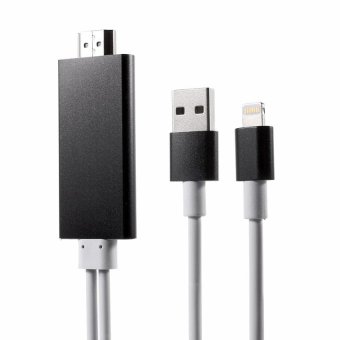 ใช้กับ iOS10ได้ Lightning HDMI To TV Lightning Digital AV Adapter For iPhone 5/5S/6/6 plus/6S/6S Plus/ipad Support HD1080P connection TV HDTV (White/Black) ใช้กับ iOS10ได้ Lightning HDMI To TV Lightning Digital AV Adapter For iPhone 5/5S/6/6 plus/6S/6S Plus/ipad Support HD1080P connection TV HDTV (White/Black)