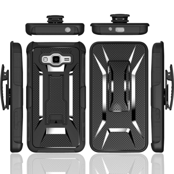 ไฮบริดเต็มร่างกายเกราะป้องกันทนายเคสกันกระแทกสำหรับ Samsung Galaxy Grand Prime G530 (สีดำ) ไฮบริดเต็มร่างกายเกราะป้องกันทนายเคสกันกระแทกสำหรับ Samsung Galaxy Grand Prime G530 (สีดำ)