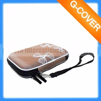 harddisk bag กระเป๋า Hard Disk Drive 2.5 แบบพกพา ฺสีน้ำตาล ลายดอกไม้ NBG010 harddisk bag กระเป๋า Hard Disk Drive 2.5 แบบพกพา ฺสีน้ำตาล ลายดอกไม้ NBG010