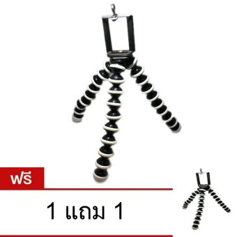 ขาตั้งกล้อง ขาตั้งมือถือ แบบหนวดปลาหมึก ไซส์ใหญ่ พร้อมหัวต่อสำหรับมือถือ (สีดำ) ฟรี 1 แถม 1 (สีดำ) ขาตั้งกล้อง ขาตั้งมือถือ แบบหนวดปลาหมึก ไซส์ใหญ่ พร้อมหัวต่อสำหรับมือถือ (สีดำ) ฟรี 1 แถม 1 (สีดำ)