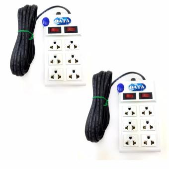 DATA Power รางปลั๊กไฟ ปลั๊กพ่วง 10 เมตร สาย 1.0 รุ่น PT-69 - แพคคู่ 2 อัน DATA Power รางปลั๊กไฟ ปลั๊กพ่วง 10 เมตร สาย 1.0 รุ่น PT-69 - แพคคู่ 2 อัน