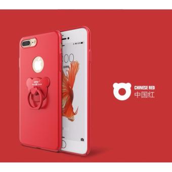 D8 เคส PC แหวนหมี สีแดง For iPhone 7 D8 เคส PC แหวนหมี สีแดง For iPhone 7