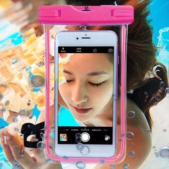 ซองกันน้ำ สำหรับโทรศัพท์มือถือ (Waterproof bag) สีชมพู ซองกันน้ำ สำหรับโทรศัพท์มือถือ (Waterproof bag) สีชมพู