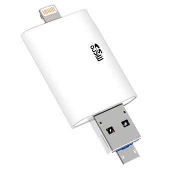 i-FlashDevice EasyFlash - i-EasyDrive A13 USB3.0 OTG Card Reader แฟลชไดร์ฟสำรองข้อมูลสำหรับ iPhone,IPad (ขาว) i-FlashDevice EasyFlash - i-EasyDrive A13 USB3.0 OTG Card Reader แฟลชไดร์ฟสำรองข้อมูลสำหรับ iPhone,IPad (ขาว)