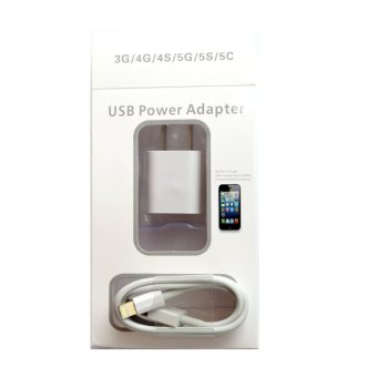 Aiphone Corporation ที่ชาร์จพร้อมสาย iphone 5/5s สีขาว Aiphone Corporation ที่ชาร์จพร้อมสาย iphone 5/5s สีขาว
