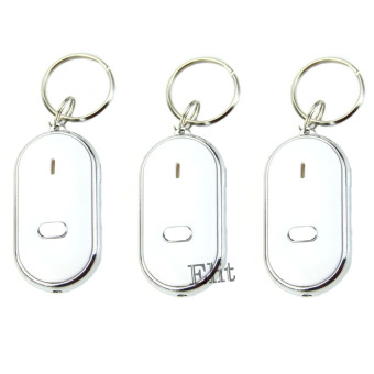 Elit พวงกุญแจกันหาย กันลืม ระบบผิวปาก พร้อมไฟLED Key Finder 3ชิ้น Elit พวงกุญแจกันหาย กันลืม ระบบผิวปาก พร้อมไฟLED Key Finder 3ชิ้น