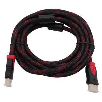 HDMI Cable High Speed HDMI V.1.4 M/M 5M สายถัก (Black/Red) HDMI Cable High Speed HDMI V.1.4 M/M 5M สายถัก (Black/Red)