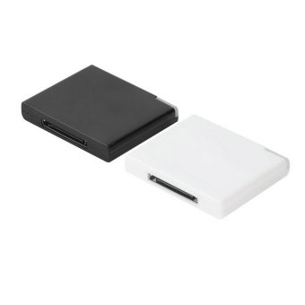 โอ้บลูทูธ A2DP ดนตรีเครื่องอะแดปเตอร์สำหรับ iPod iPhone 30 ตัวปักยึดลำโพงขาว โอ้บลูทูธ A2DP ดนตรีเครื่องอะแดปเตอร์สำหรับ iPod iPhone 30 ตัวปักยึดลำโพงขาว