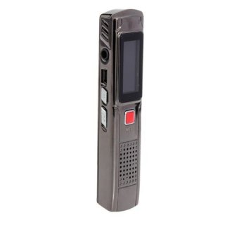 digital voice recorderเครื่องบันทึกเสียงดิจิตอล 8G แบตเตอรี่ในตัว สแตนเลส - Black digital voice recorderเครื่องบันทึกเสียงดิจิตอล 8G แบตเตอรี่ในตัว สแตนเลส - Black