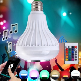 ฉลาด E27 หลอดไฟ led หลากอาร์ซีบลูทูธ 3.0 ลำโพง ฉลาด E27 หลอดไฟ led หลากอาร์ซีบลูทูธ 3.0 ลำโพง