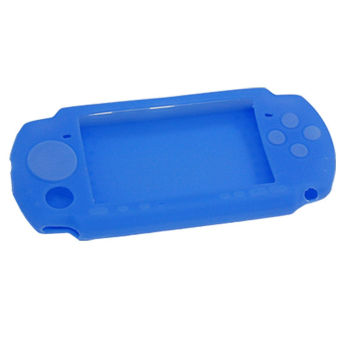 ซิลิโคน Sony PSP Silicone Skin Protective Soft Case Cover for Sony PSP 2000 3000 - Blue ซิลิโคน Sony PSP Silicone Skin Protective Soft Case Cover for Sony PSP 2000 3000 - Blue