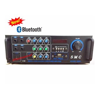 SMC เครื่องขยายเสียง 600+600W AC/DC BLUETOOTH USB MP3 SDCARD คาราโอเกะ ดิจิตอลเอคโค่ รุ่น SMC-6000 SMC เครื่องขยายเสียง 600+600W AC/DC BLUETOOTH USB MP3 SDCARD คาราโอเกะ ดิจิตอลเอคโค่ รุ่น SMC-6000