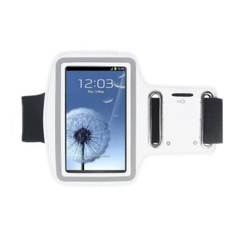 Center สายรัดแขนมือถือ Sports Armband Case Holder for iPhone 6/6S/6Plus(สีขาว) Center สายรัดแขนมือถือ Sports Armband Case Holder for iPhone 6/6S/6Plus(สีขาว)