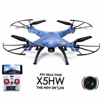 โดรนบังคับ โดรนติดกล้อง Drone Syma รุ่น X5HW (New Drone พัฒนาจากรุ่น X5SW) ล็อคความสูงได้ กล้องถ่ายวีดีโอ ภาพนิ่ง ภาพคมชัดระดับ HD Hover Function + FPV WIFI Camera(สีขาวหรือบรอนซ์ฟ้า) โดรนบังคับ โดรนติดกล้อง Drone Syma รุ่น X5HW (New Drone พัฒนาจากรุ่น X5SW) ล็อคความสูงได้ กล้องถ่ายวีดีโอ ภาพนิ่ง ภาพคมชัดระดับ HD Hover Function + FPV WIFI Camera(สีขาวหรือบรอนซ์ฟ้า)