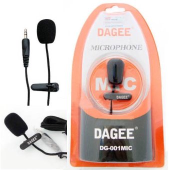 DAGEE ไมโครโฟน แบบหนีบ รุ่น DG-001 (Black) DAGEE ไมโครโฟน แบบหนีบ รุ่น DG-001 (Black)