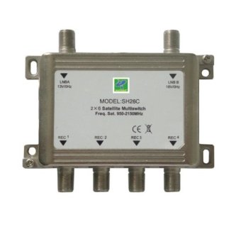 Mastersat Multi Switch 2x4 Full HD สำหรับดูเครื่องรับดาวเทียม C หรือ Ku band 4 จุด รุ่น MS24HD Mastersat Multi Switch 2x4 Full HD สำหรับดูเครื่องรับดาวเทียม C หรือ Ku band 4 จุด รุ่น MS24HD