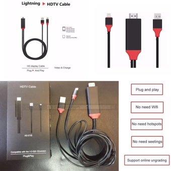 Iphone to HDTV Cable สายแปลง Iphone เป็น HDMI Iphone to HDTV Cable สายแปลง Iphone เป็น HDMI