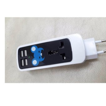 ปลั๊กไฟ สายชาร์จ Universal 5in1 USB 4 ช่อง Socket ขนาด 1.5 เมตร ปลั๊กไฟ สายชาร์จ Universal 5in1 USB 4 ช่อง Socket ขนาด 1.5 เมตร