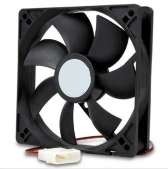 พัดลมระบายความร้อน Fan Case พัดลม12CM สีดำ image
