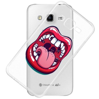AFTERSHOCK TPU Case Samsung Galaxy J7 2015 (เคสใสพิมพ์ลาย Mouth) / Thin 0.33 mm AFTERSHOCK TPU Case Samsung Galaxy J7 2015 (เคสใสพิมพ์ลาย Mouth) / Thin 0.33 mm