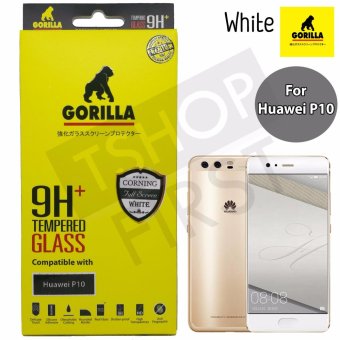 Gorilla Corning Tempered Glass กอริล่า ฟิล์มกระจกนิรภัยเต็มหน้าจอ For Huawei P10 Gorilla Corning Tempered Glass กอริล่า ฟิล์มกระจกนิรภัยเต็มหน้าจอ For Huawei P10