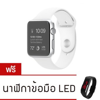 Person นาฬิกาโทรศัพท์ Bluetooth Smart Watch รุ่น A8 Phone watch(White) ฟรี นาฬิกาLEDระบบสัมผัส(คละสี) Person นาฬิกาโทรศัพท์ Bluetooth Smart Watch รุ่น A8 Phone watch(White) ฟรี นาฬิกาLEDระบบสัมผัส(คละสี)