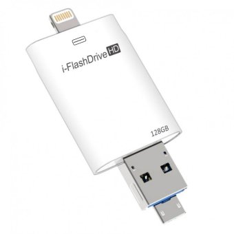 i-FlashDrive HD 128Gb USB3.0 OTG แฟลชไดร์ฟสำรองข้อมูลสำหรับ iPhone,IPad (White) i-FlashDrive HD 128Gb USB3.0 OTG แฟลชไดร์ฟสำรองข้อมูลสำหรับ iPhone,IPad (White)