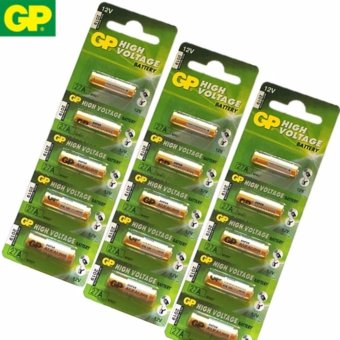 GP Battery ถ่าน Alkaline Battery 12V. รุ่น GP27A ถ่านกริ่งไร้สาย รีโมตรถยนต์ Car Remote Controller(3 แพ็ค 15 ก้อน) GP Battery ถ่าน Alkaline Battery 12V. รุ่น GP27A ถ่านกริ่งไร้สาย รีโมตรถยนต์ Car Remote Controller(3 แพ็ค 15 ก้อน)