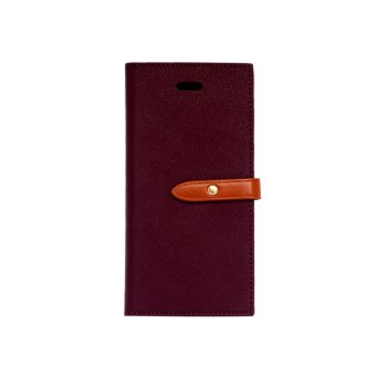 Goospery เคส iPhone7 รุ่น ROMANCE DIARY (Wine/Brown) Goospery เคส iPhone7 รุ่น ROMANCE DIARY (Wine/Brown)