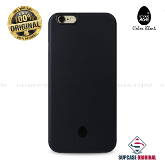 STONE AGE Color Block Collection Slim Fit Case 0.4 mm. ของแท้ สำหรับ iPhone 6 สีดำ (Solid Black) STONE AGE Color Block Collection Slim Fit Case 0.4 mm. ของแท้ สำหรับ iPhone 6 สีดำ (Solid Black)