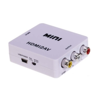 Mastersat HDMI to AV Converter ตัวแปลงสัญญาณภาพและเสียงจาก HDMI เป็น AV (สีขาว) Mastersat HDMI to AV Converter ตัวแปลงสัญญาณภาพและเสียงจาก HDMI เป็น AV (สีขาว)
