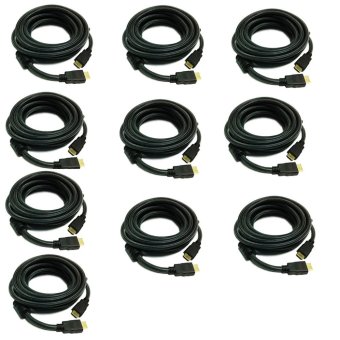 HDMI OP สาย HDMI ต่อภาพเสียงทีวี ยาว 5M เมตร v1.4 x 10 เส้น (Black) HDMI OP สาย HDMI ต่อภาพเสียงทีวี ยาว 5M เมตร v1.4 x 10 เส้น (Black)