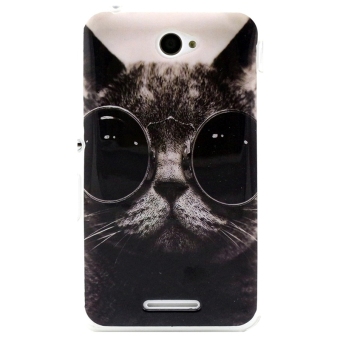 ลีกรูปแบบการป้องกันแมวเคส TPU เย็นสำหรับ Sony Xperia E4 (สีดำ) ลีกรูปแบบการป้องกันแมวเคส TPU เย็นสำหรับ Sony Xperia E4 (สีดำ)