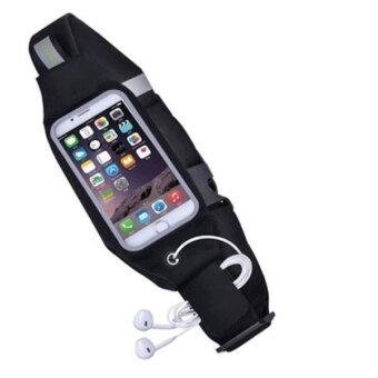 I-Smart กระเป๋าสายคาดเอวใส่โทรศัพท์ สำหรับออกกำลังกาย iPhone 6 / 6S+ (สีดำ) I-Smart กระเป๋าสายคาดเอวใส่โทรศัพท์ สำหรับออกกำลังกาย iPhone 6 / 6S+ (สีดำ)