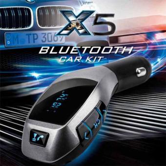 ChargerCity X5 Bluetooth Car Kit MP3 Wireless FM Transmitter USB SD LCD Charger Handsfree UK Mobile Phone Speaker Support TF U Disk หัวชาร์จ ปลั๊กชาร์จแบบบูลทูธ ChargerCity X5 Bluetooth Car Kit MP3 Wireless FM Transmitter USB SD LCD Charger Handsfree UK Mobile Phone Speaker Support TF U Disk หัวชาร์จ ปลั๊กชาร์จแบบบูลทูธ