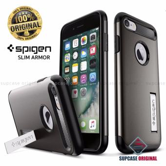 SPIGEN Slim Armor เคสกันกระแทกระดับ Military Grade สำหรับ iPhone 7 สีเทา (Gunmetal) SPIGEN Slim Armor เคสกันกระแทกระดับ Military Grade สำหรับ iPhone 7 สีเทา (Gunmetal)