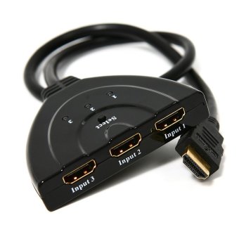HDMI Switch IN 3 OUT 1 Port ตัวแยก HDMI 3 ทาง พร้อมสาย HDMI HDMI Switch IN 3 OUT 1 Port ตัวแยก HDMI 3 ทาง พร้อมสาย HDMI