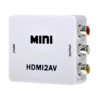 HDMI To AV Video Converter Full HD (สีขาว) HDMI To AV Video Converter Full HD (สีขาว)
