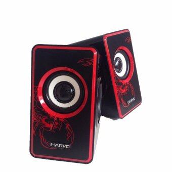 Marvo Speaker USB Born For Gaming ลำโพงคอม รุ่น SG-201 Red(สีดำเเดง) Marvo Speaker USB Born For Gaming ลำโพงคอม รุ่น SG-201 Red(สีดำเเดง)
