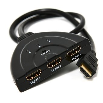 HDMI Switch IN 3 OUT 1 Port ตัวแยก HDMI 3 ทาง พร้อมสาย HDMI HDMI Switch IN 3 OUT 1 Port ตัวแยก HDMI 3 ทาง พร้อมสาย HDMI