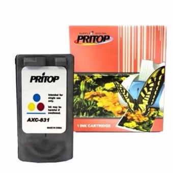 Axis / Canon ink Cartridge 831/CL831/CL 831XL/CL-831XL ใช้กับปริ้นเตอร์ Canon Inkjet iP1980/iP1880/iP2580/MP476/MP228/MP145/MX318/MX308 Pritop Axis / Canon ink Cartridge 831/CL831/CL 831XL/CL-831XL ใช้กับปริ้นเตอร์ Canon Inkjet iP1980/iP1880/iP2580/MP476/MP228/MP145/MX318/MX308 Pritop