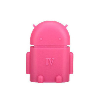 Elit USB On-The-Go (OTG) สำหรับต่อ เข้าสมาร์ทโฟน/แท็บเล็ต mini รูป Robot Android - Pink Elit USB On-The-Go (OTG) สำหรับต่อ เข้าสมาร์ทโฟน/แท็บเล็ต mini รูป Robot Android - Pink