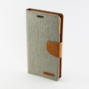 Goospery เคส Samsung Galaxy J7 Version 2 (2016) รุ่น #CANVAS DIARY (Grey) Goospery เคส Samsung Galaxy J7 Version 2 (2016) รุ่น #CANVAS DIARY (Grey)