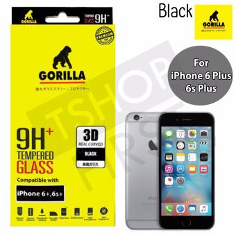 Gorilla New 3D Real Curved กอริล่า ฟิล์มกระจกนิรภัยเต็มจอขอบโค้ง For iPhone 6 Plus,6s Plus Gorilla New 3D Real Curved กอริล่า ฟิล์มกระจกนิรภัยเต็มจอขอบโค้ง For iPhone 6 Plus,6s Plus