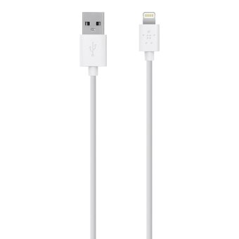 Dapad สายชาร์จไฟ/ซิงค์ข้อมูล ยาว 2 เมตรสำหรับ iPhone, iPad (White) Dapad สายชาร์จไฟ/ซิงค์ข้อมูล ยาว 2 เมตรสำหรับ iPhone, iPad (White)