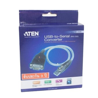 ATEN สาย USB to Serial สาย USB to RS232 รุ่น UC-232A (สีเงินน้ำตาล) ATEN สาย USB to Serial สาย USB to RS232 รุ่น UC-232A (สีเงินน้ำตาล)