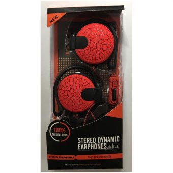 STEREO หูฟัง Stereo Dynamic Earphone Red STEREO หูฟัง Stereo Dynamic Earphone Red