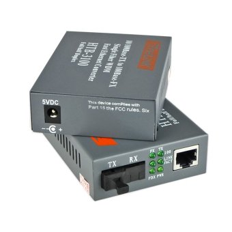 Media Converter 10/100Mbps RJ45 Single Mode Single core HTB-3100AB 1 คู่ Media Converter 10/100Mbps RJ45 Single Mode Single core HTB-3100AB 1 คู่