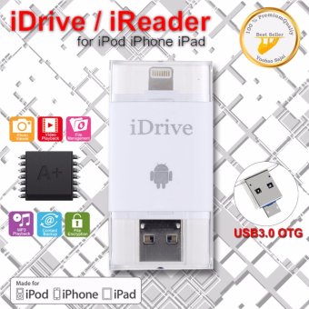 iDrive iDiskk Pro (ของแท้) LX-999 128GB OTG USB3.0 SanDiskUltra 48MB แฟลชไดร์ฟสำรองข้อมูล iDrive iDiskk Pro (ของแท้) LX-999 128GB OTG USB3.0 SanDiskUltra 48MB แฟลชไดร์ฟสำรองข้อมูล
