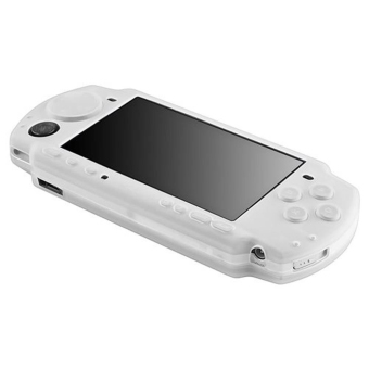ซิลิโคน Sony PSP Silicone Skin Protective Soft Case Cover for Sony PSP 2000 3000 - White ซิลิโคน Sony PSP Silicone Skin Protective Soft Case Cover for Sony PSP 2000 3000 - White